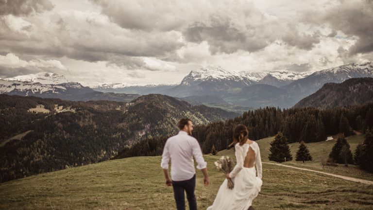 French alps elopement wedding, Chamonix
