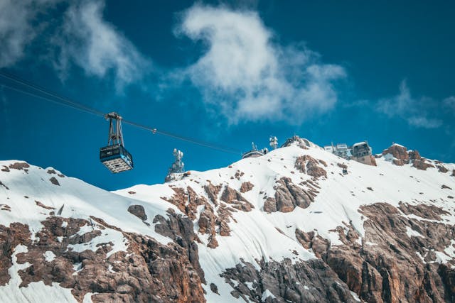 cable car switzerland elopement